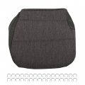 Front Left Driver Side Bottom Seat Cover Steel Gray Cloth For Isuzu Npr Hd 1999 2006 Nqr 1995 Nrr 2005 W4500 Forward 1998