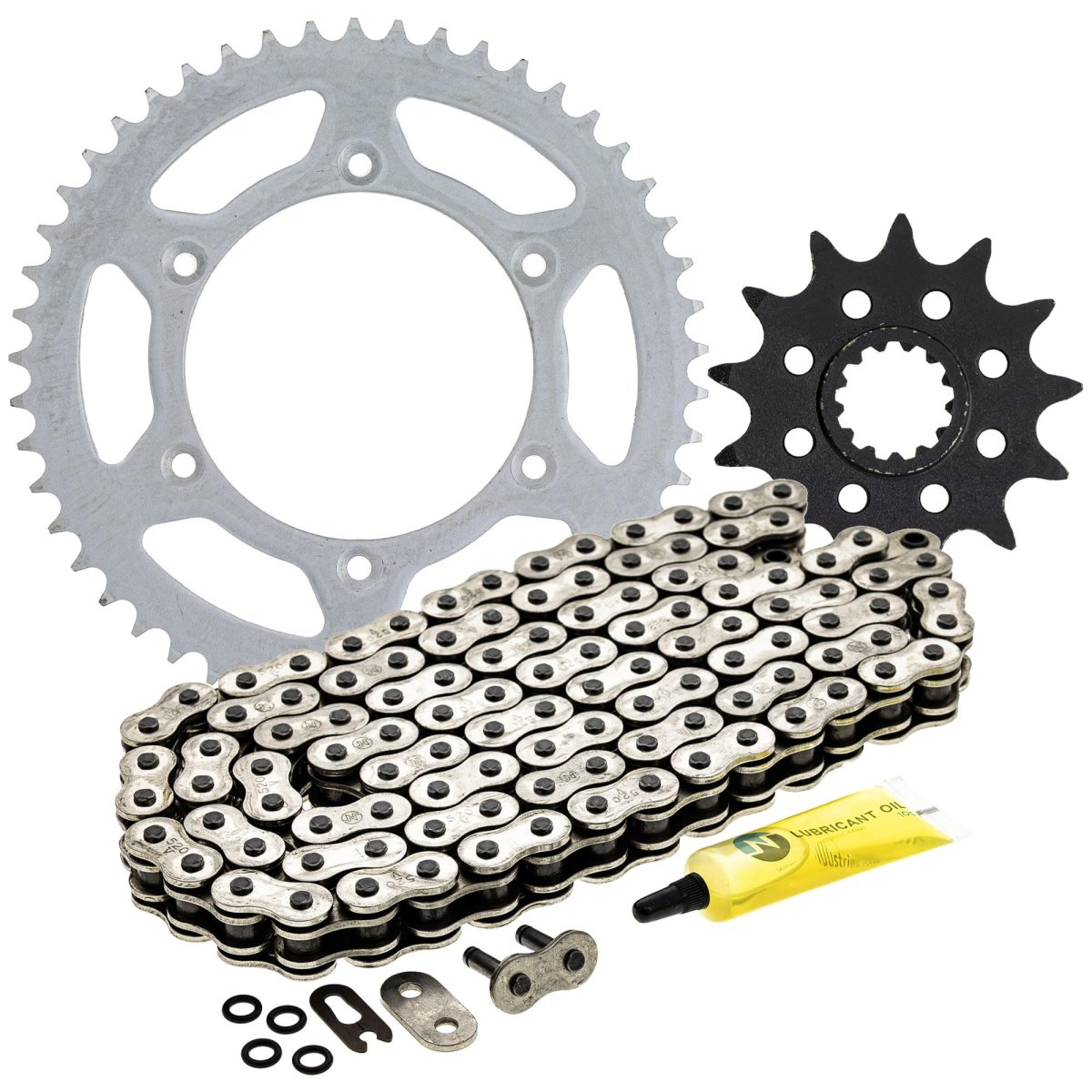 Niche Drive Sprocket Chain Combo For Suzuki Drz250 Front 13 Rear 49 Tooth 520v O-ring 112 Links