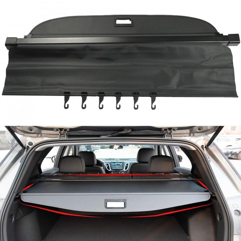 Rear Cargo Cover Retractable Trunk Shade Shield Replacement For 2015-2022 Edge