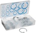 Small Parts 29201 Carbon Steel Internal Retaining Ring Assortment 150 Pieces Zinc Plated Finish Inch With Case 
