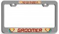 Keep Calm I M Almost A Groomer Career Ch 3d Metal License Plate Frame Auto Suv Truck Tag Holder R59 
