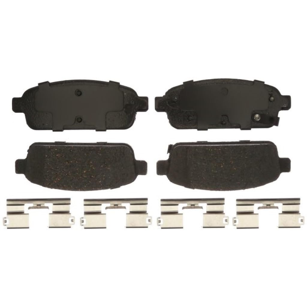 Buick Verano 2012 13 14 15 16 2017 Disc Brake Pads Rear Gold Classification Ceramic Friction Non-slotted Steel Backing With Pad