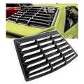Hecasa Rear Window Louver For 1979-1993 Ford Mustang Fastback Hatchback Windshield Sun Shade Cover Vent Abs Plastic Black 