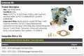 Carburetor Kit 34 Pict-3-12-volt Choke 1600cc With Dual Port Manifold Compatible 1970-1974 Volkswagen Karmann Ghia 1 6l H4