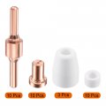 Uxcell 33 Pcs Plasma Cutter Torch Consumables Accessory Set For Air Cutting Machine Pt-31 Lgk-40 Cut-40