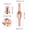 Uxcell 33 Pcs Plasma Cutter Torch Consumables Accessory Set For Air Cutting Machine Pt-31 Lgk-40 Cut-40
