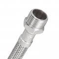 Uxcell 20 Inch Long Faucet Supply Line Connector G3 8 Female Compression Thread X Male Straight 304 Stainless Steel Water Hose