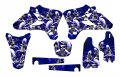 2005 Yz 250 F 4-stroke Jester Blue Senge Graphics Base Kit For Yamaha