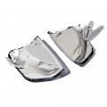 Anzios Compatible For 1985-1995 Mercedes E-class W124 E420 E500 Corner Lights Turn Signal Indicator Clear Lens Housing Cover