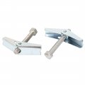 Uxcell M6 Thread Spring Wing Toggle Hollow Plasterboard Wall Anchor Bolts 6 Pcs