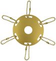 Award Ribbon Pole Ring- Metal Gold 