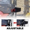 Sautvs Side Mirrors For Honda Pioneer 1000 2016-2023 Adjustable Rearview Folding Clear Rear View Accessories 2pcs Replace Oem