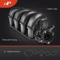 A-premium Engine Upper Intake Manifold Assembly With Gasket Fits For Dohc L4 1 8l Only Compatible Pontiac Vibe 2003-2006 Toyota