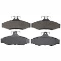 Disc Brake Pads For Daewoo Leganza Nubira 1999 2000 2001 2002 Front 4000 Hybridynamic 4 49 Inner Pad Width 2 17 Height 0 55 In 
