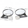 Car Rear Blind Spot Mirror Auxiliary High-definition Glass 360a Rotating Outer Wide-angle Lens Suitable For Most Cars