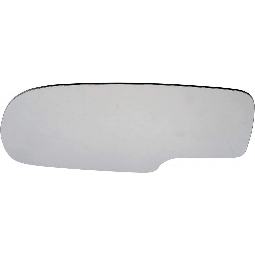 Door Mirror Glass For Gmc Sierra 2500 1999 Clear Adhesive Strips Attachment Front Position Rectangular Shape Part Number