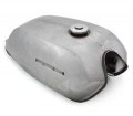 The Manta Cafe Racer Gas Tank Raw Steel Motorcycle Fuel 3 2 Gallon 12l