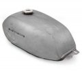 The Manta Cafe Racer Gas Tank Raw Steel Motorcycle Fuel 3 2 Gallon 12l