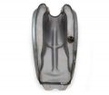 The Manta Cafe Racer Gas Tank Raw Steel Motorcycle Fuel 3 2 Gallon 12l