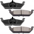Motorbymotor 348mm Rear Brake Kit Rotors And Ceramic Pads Replacement For 2004-2011 Ford F-150 2006-2008 Lincoln Mark Lt 