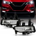 2020 2021 2022 Nissan Rogue Sport Bumper Fog Lights Driving Lamps W Switch Bracket Pair Set Left Right 