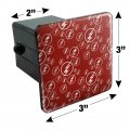 The Flash Tv Series Logo Pattern Tow Trailer Hitch Cover Plug Insert