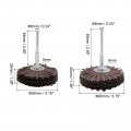 Uxcell Abrasive Cloth Flap Wheel Sanding Star Set 1 4-inch Shank 120 Grit 320 For Woodworking Root Carving Furniture Polishing