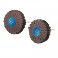 Uxcell Abrasive Cloth Flap Wheel Sanding Star Set 1 4-inch Shank 120 Grit 320 For Woodworking Root Carving Furniture Polishing