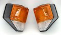Signal Blinker Light Set For Toyota Land Cruiser Hzj70 Black Passenger And Driver Side 12v Halogen Lights Part 8151069225 