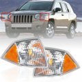 Labwork Turn Signal Front Sign Light Corner Parking Group Replacement For 2007-2010 Jeep Compass Passenger Side Driving 2