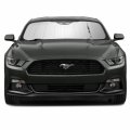 Ipick Image For Ford Mustang Script Universal Fit Enforced Stand-up Auto Windshield Sun Shade At Standard Size 54 X 27 5