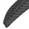 Aramox 2pcs 250mm 9 84in Carbon Fiber Style Car Wheel Fender Tires Eyebrow Strip Protector Universal