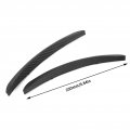 Aramox 2pcs 250mm 9 84in Carbon Fiber Style Car Wheel Fender Tires Eyebrow Strip Protector Universal