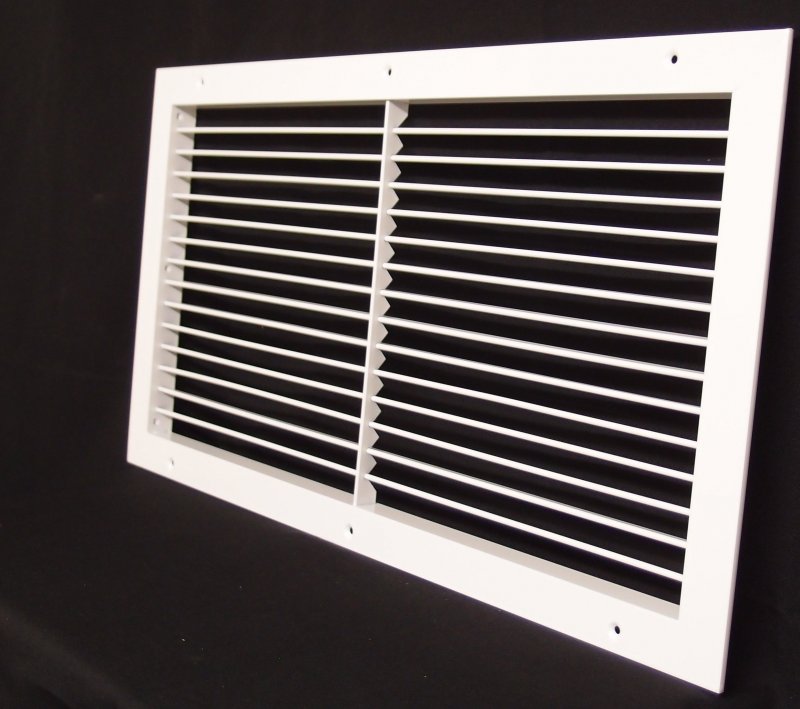 30 W X 8 H Aluminum Adjustable Return Supply Hvac Air Grille Full Control Horizontal Airfl Direction Vent Cover Wide Front End