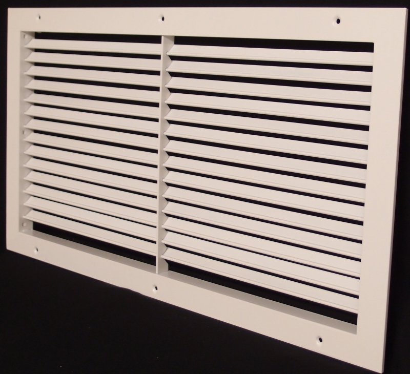 30 W X 8 H Aluminum Adjustable Return Supply Hvac Air Grille Full Control Horizontal Airfl Direction Vent Cover Wide Front End
