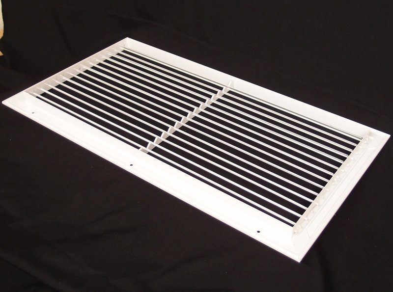 30 W X 8 H Aluminum Adjustable Return Supply Hvac Air Grille Full Control Horizontal Airfl Direction Vent Cover Wide Front End