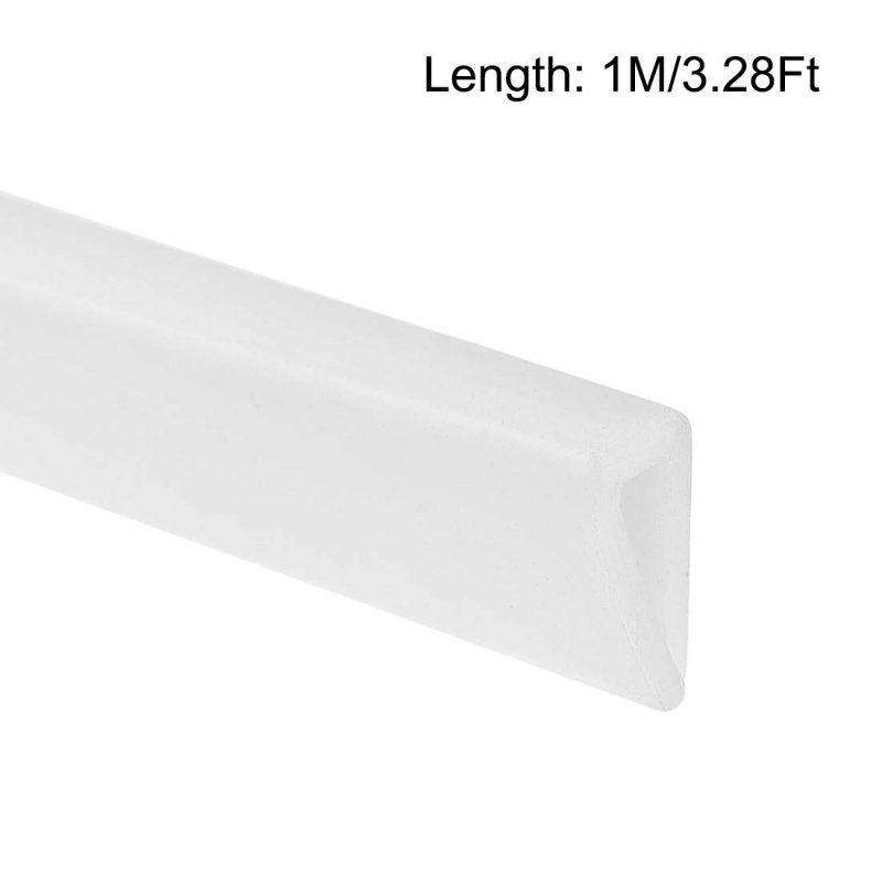Edge Trim U Seal Extrusion Silicone White Channel Protector Sheet Fits 0 1-1 5mm 1m 3 28ft Length