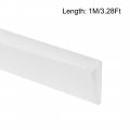 Edge Trim U Seal Extrusion Silicone White Channel Protector Sheet Fits 0 1-1 5mm 1m 3 28ft Length