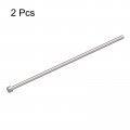 Uxcell Straight Ejector Pins 6mm 15 64 Dia 65mn Steel Round Tip Punch 200mm 8 Long For Mechanical Maintenance 2pcs