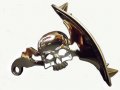 Suzuki M109r Chrome Skull Vertical Side License Plate Mount 