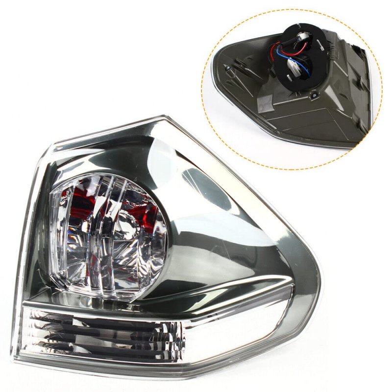 Passenger Side Tail Light Assembly For 2004 2005 2006 Lexus Rx330 And 2007 2008 2009 Rx350 Halogen Rear Brake Lamp Clear Lens