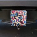 Retro Vintage Summer Beach Pattern Tow Trailer Hitch Cover Plug Insert