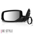 Auto Dynasty Ho1320301 Factory Style Driver Left Side Mirror Manual Folding Power Adjust Heated Glass Turn Signal For Honda