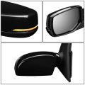 Auto Dynasty Ho1320301 Factory Style Driver Left Side Mirror Manual Folding Power Adjust Heated Glass Turn Signal For Honda