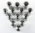 13 Pc Precision R8 Round Collet Set 1 In To 7 8 For Milling Machine High Grade Tool Steel Hardened And Ground 