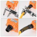 Uxcell Pg13 5 Cable Gland Waterproof Ip68 Nylon Joint Adjustable Locknut With Strain Relief For 7-11 5mm Dia Wire 2 Pcs