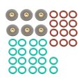 87pcs Tig Welding Torch Stubby Gas Lens 12 Glass Cup Kit For Wp-17 18 26