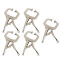 5 Pcs 11 In Clamp Locking Adjustable Pliers Grip With Swivel Pads Steel C For Fixed Clamping And Welding