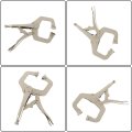 5 Pcs 11 In Clamp Locking Adjustable Pliers Grip With Swivel Pads Steel C For Fixed Clamping And Welding