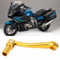 Qiilu Kick Starter Motorcycle Lever Pedal Dirt Bike Sensitive Cnc Aluminium Universal Motorbike Accessory Yellow